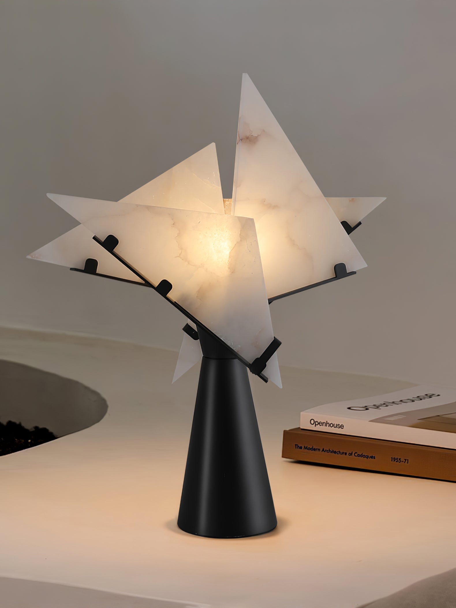 Pierre Chareau Alabaster Table Lamp