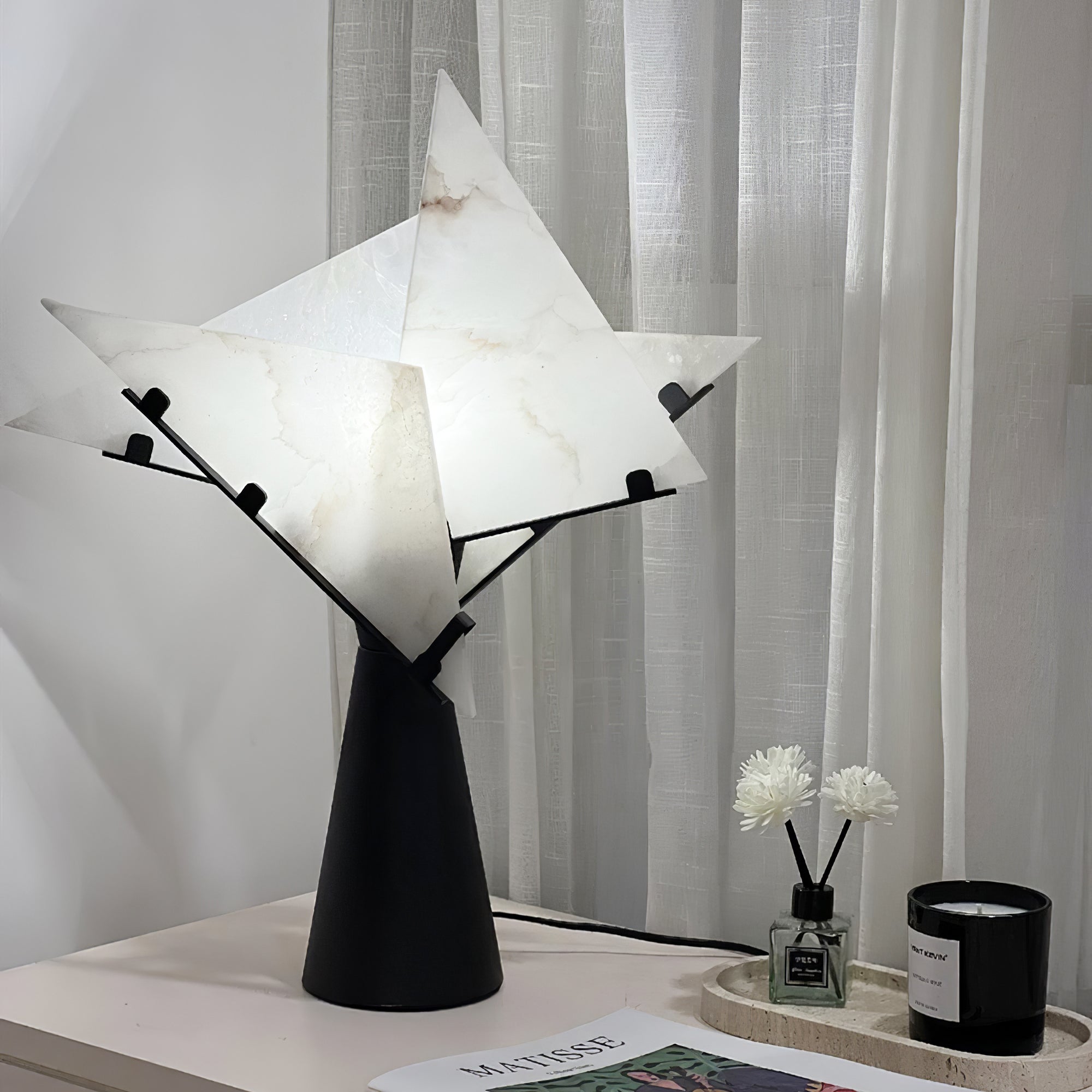 Pierre Chareau Alabaster Table Lamp