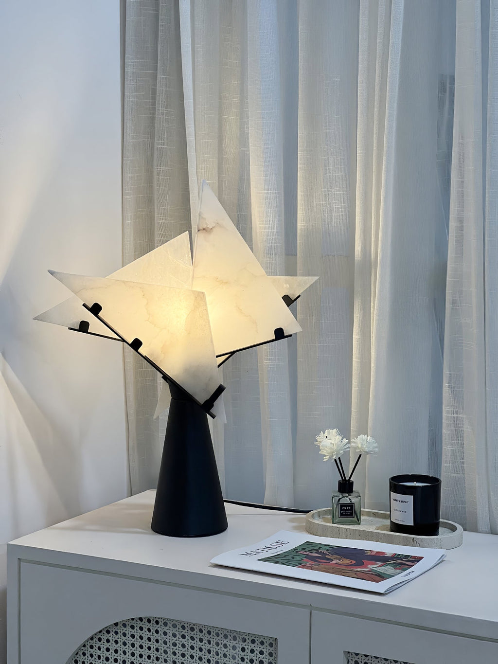 Pierre Chareau Alabaster Table Lamp