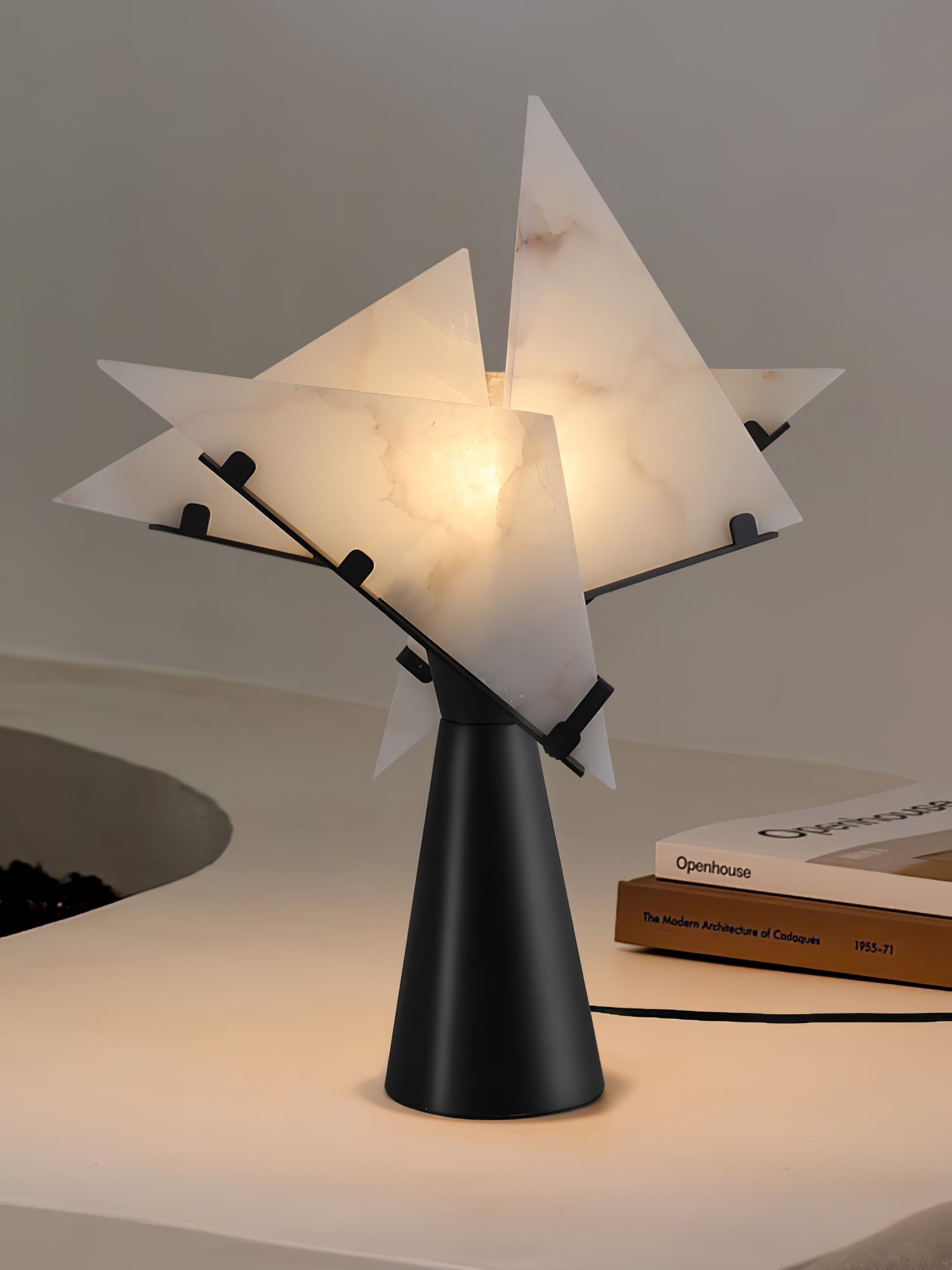 Pierre Chareau Alabaster Table Lamp