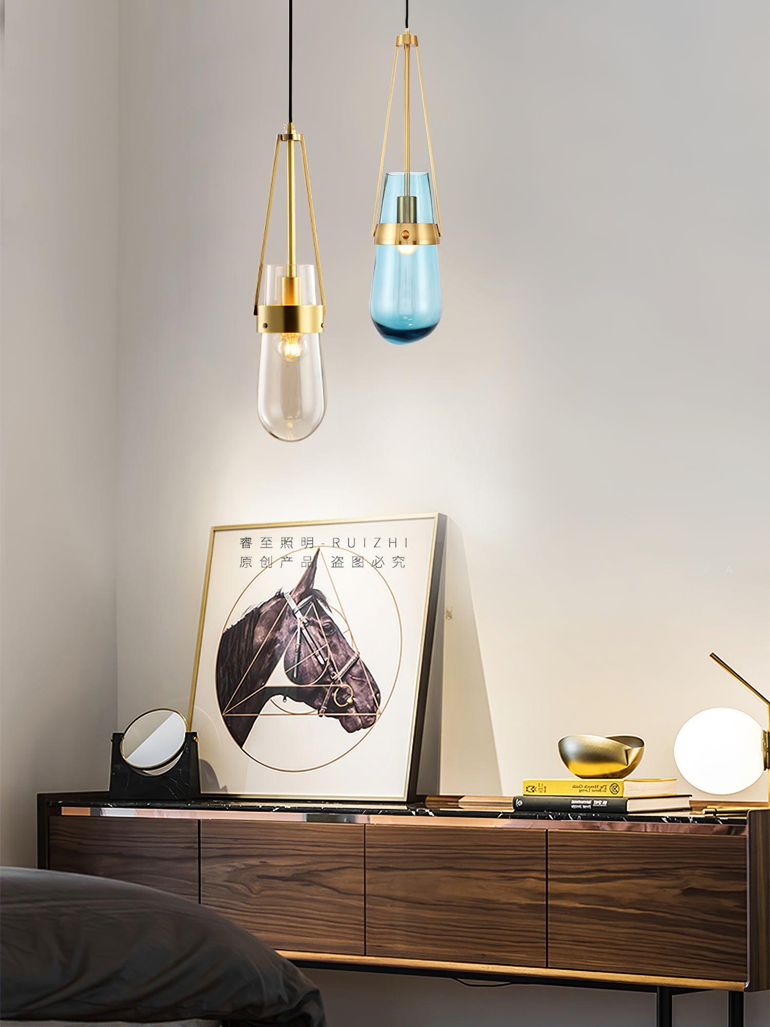 Poble Glass Pendant Light