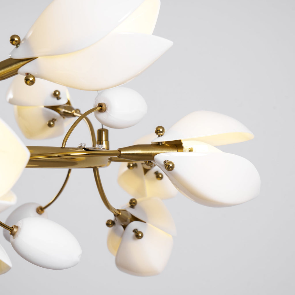Porcelain Magnolia Chandelier