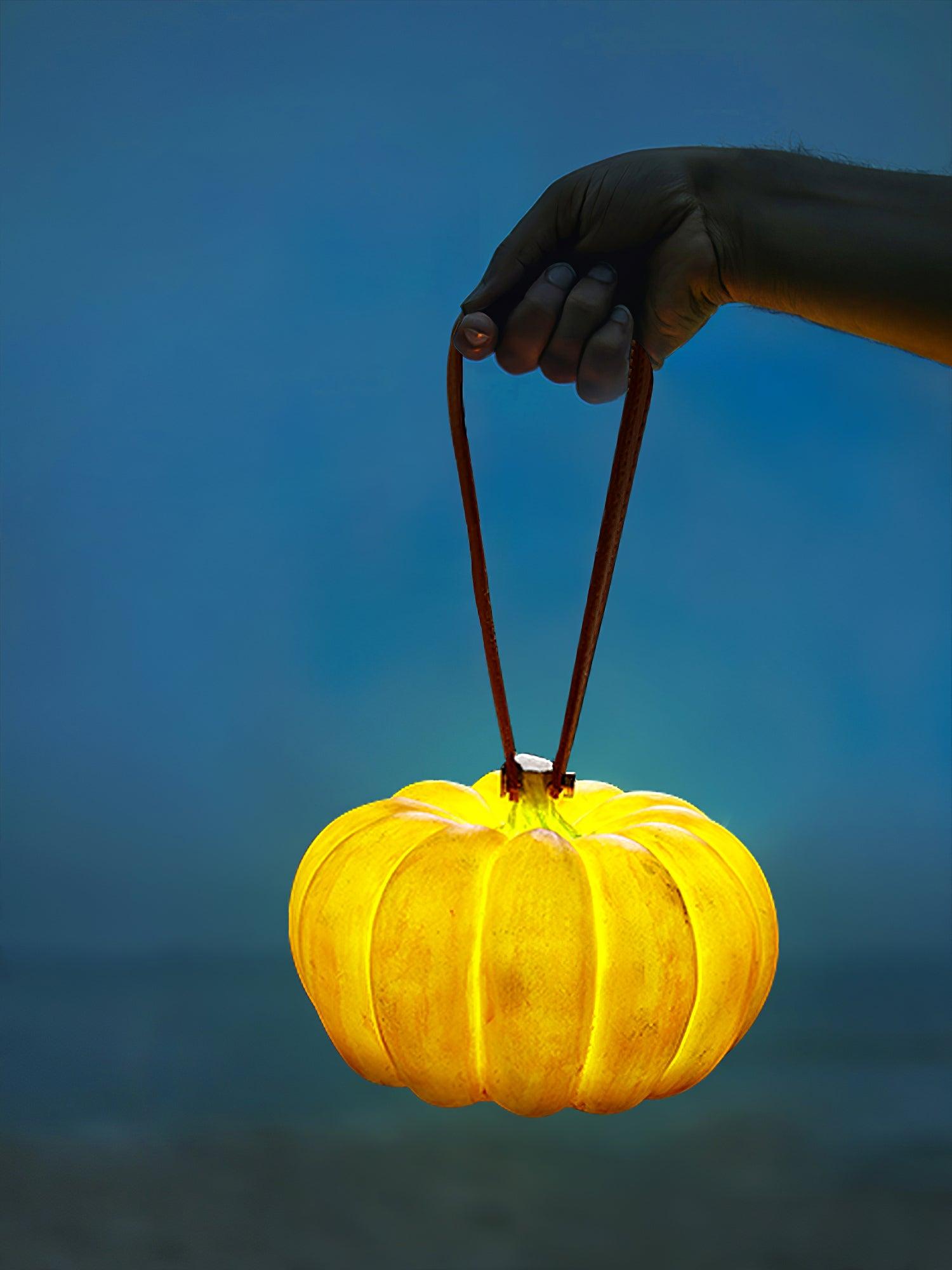 Portable Pumpkin Table Lamp