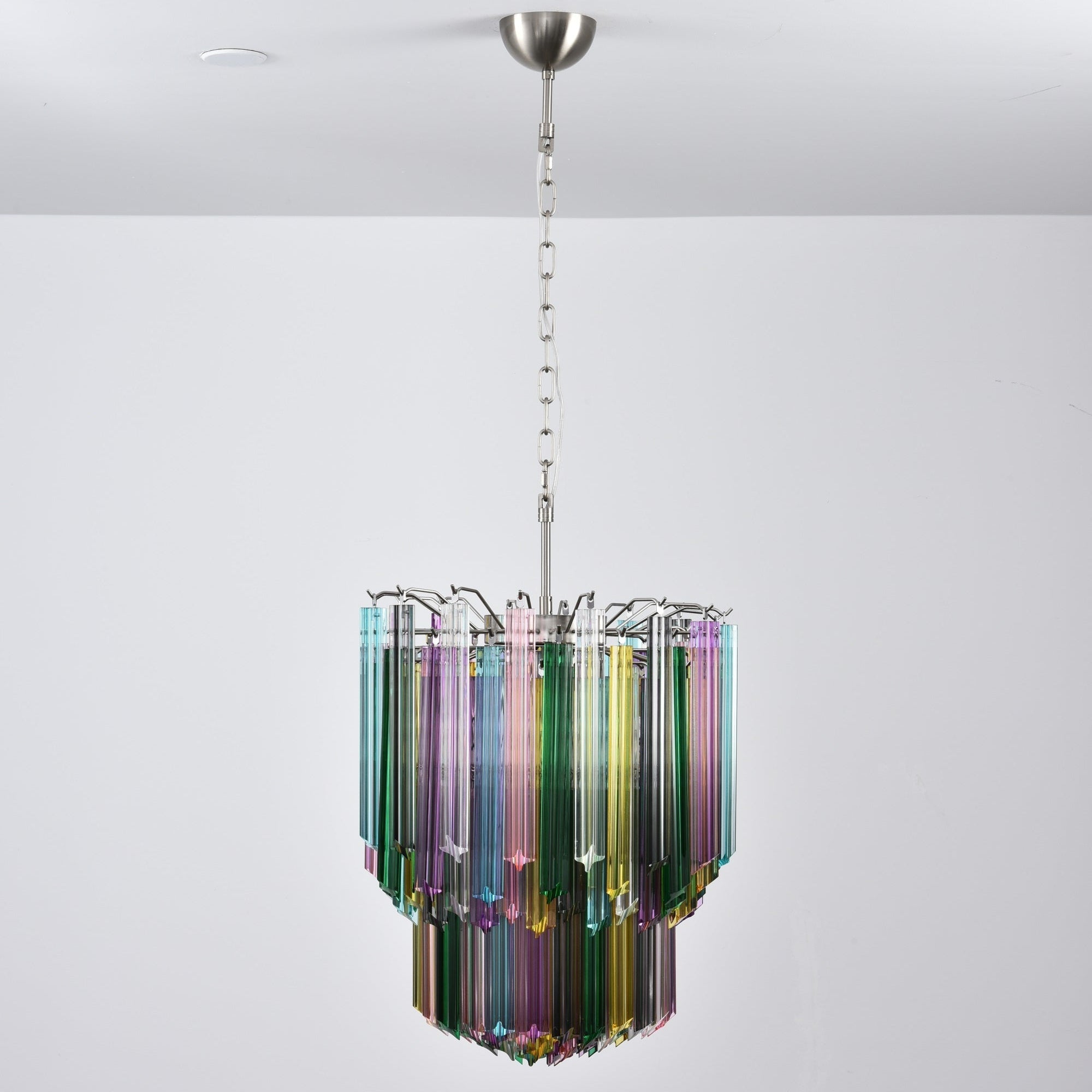Prismatic Murano Colorful Chandelier