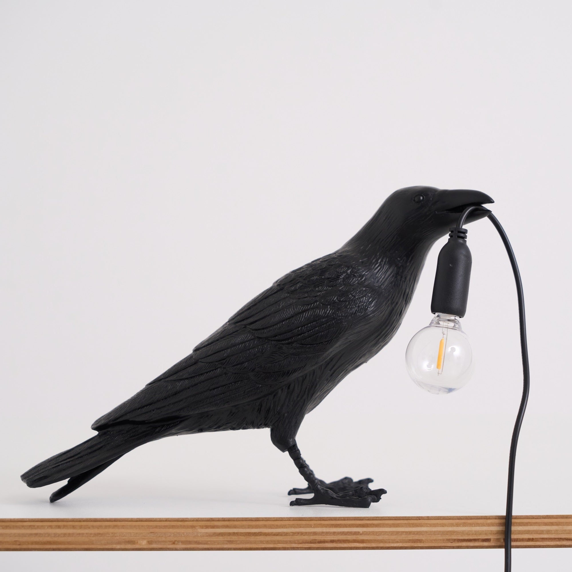 Raven Resin Table Lamp