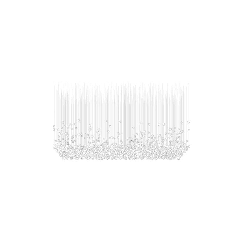 Raw Crystal Customize Chandelier