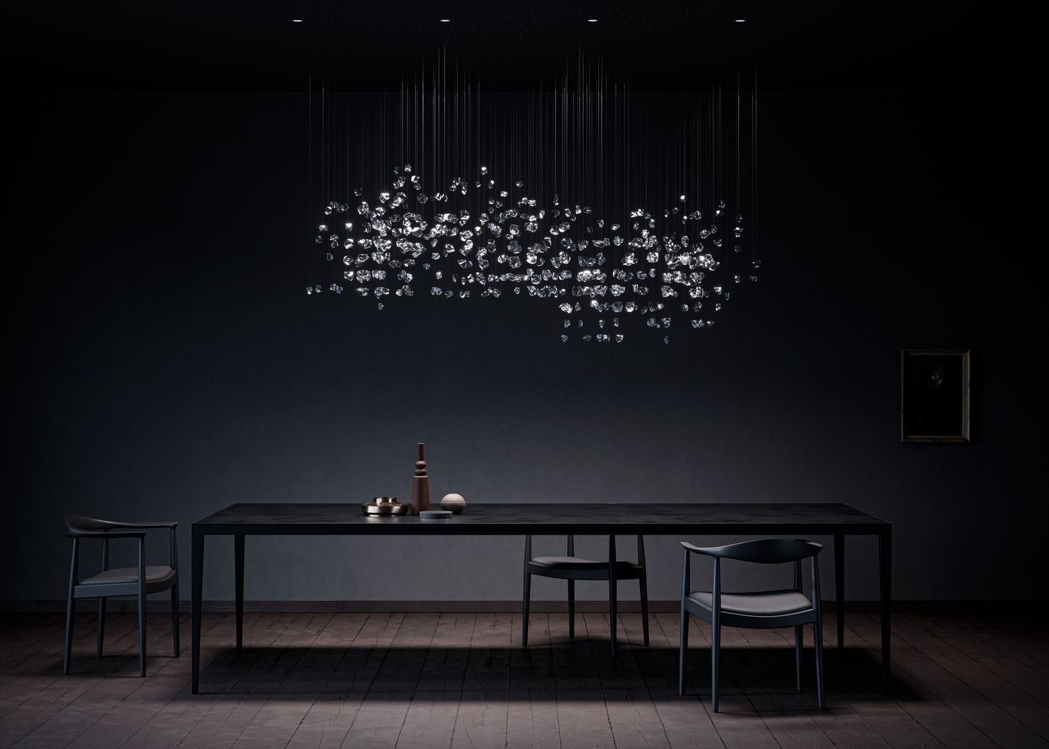 Raw Crystal Customize Chandelier