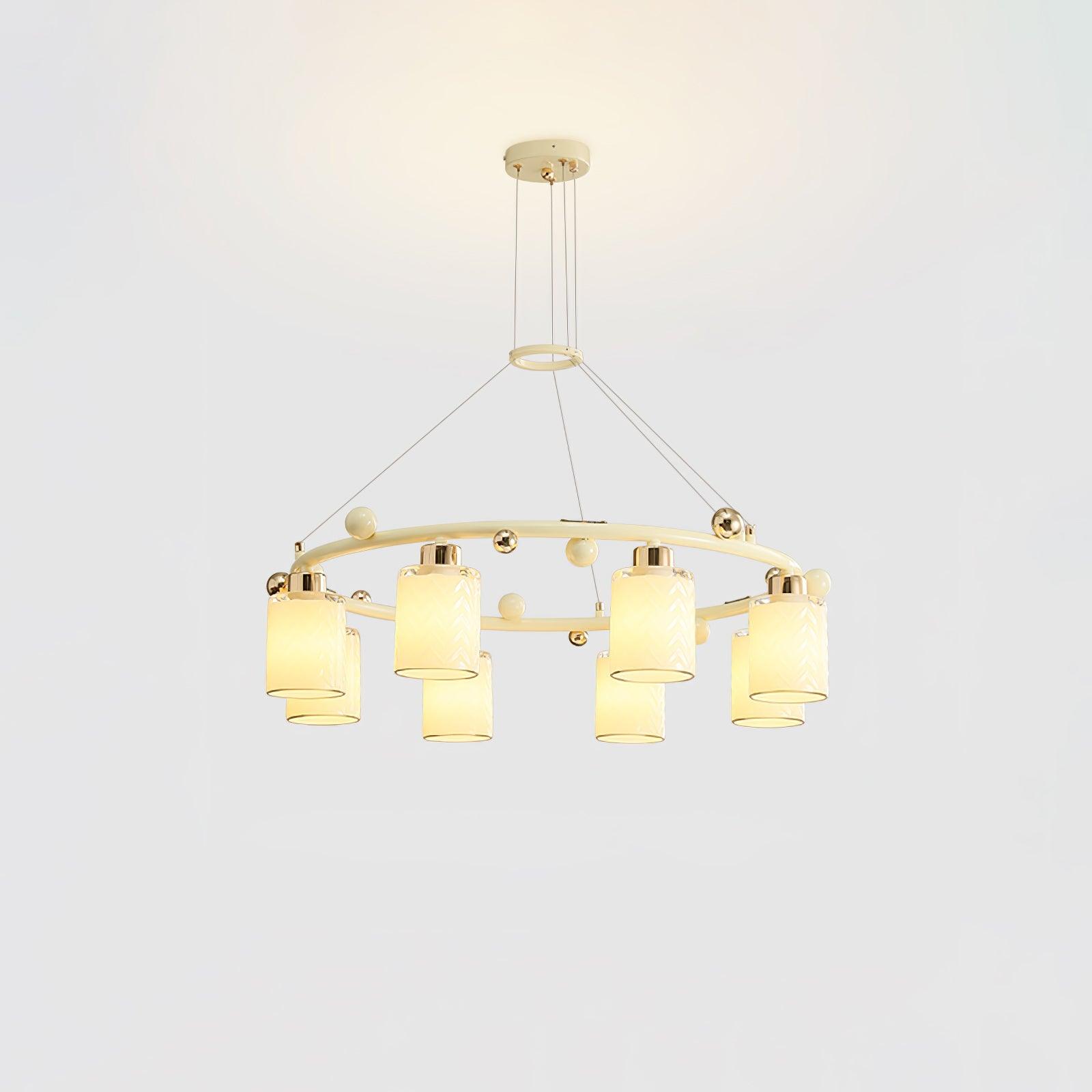 Ring Glass Cup Chandelier - Vakkerlight