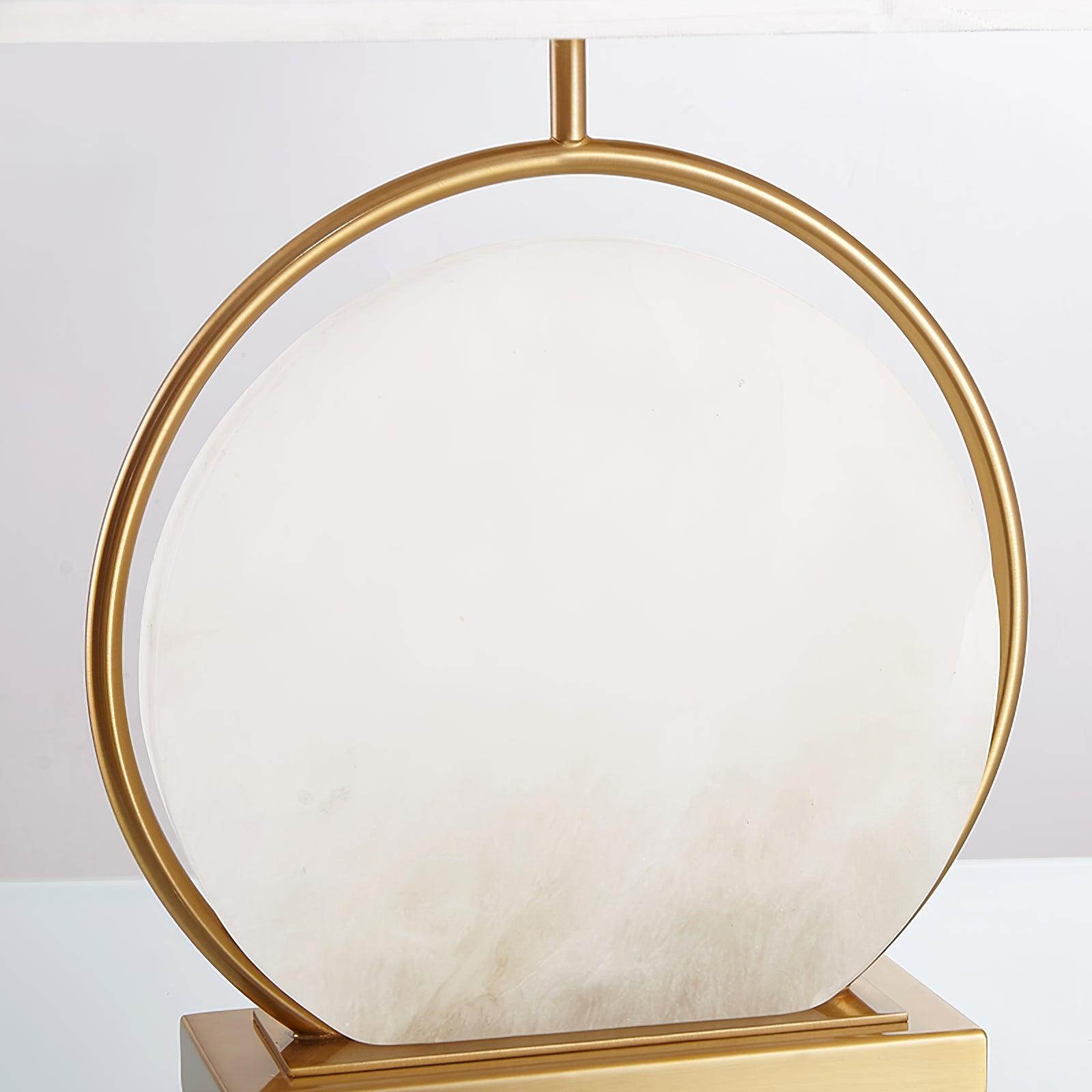 Roma White Alabaster Table Lamp