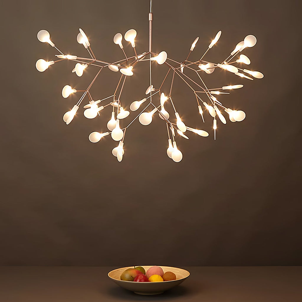 Rose Gold Firefly LED Chandelier