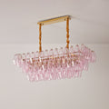 Rose Prism Glass Chandelier - Vakkerlight