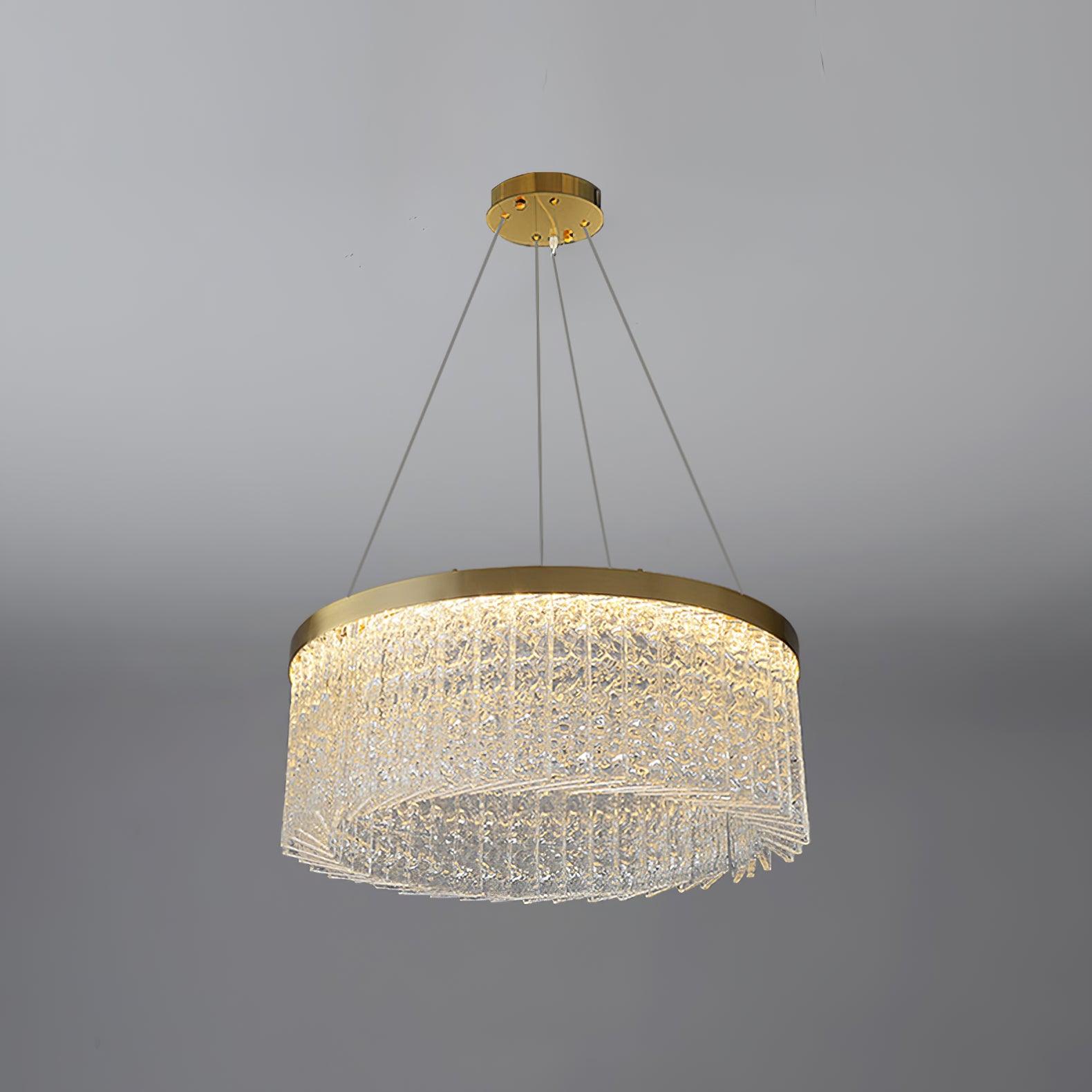Round Halo Crystal Chandelier - Vakkerlight