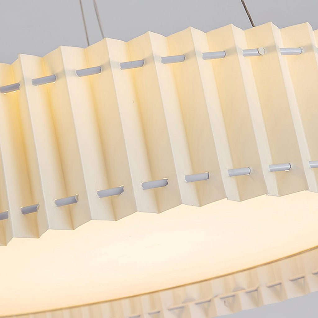 Round Pleated Pendant Lamp
