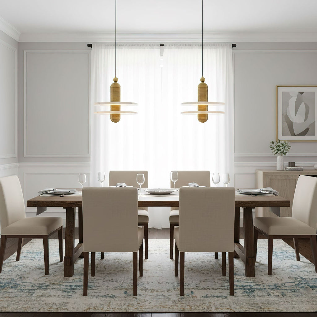 Saturn Alabaster Pendant Light