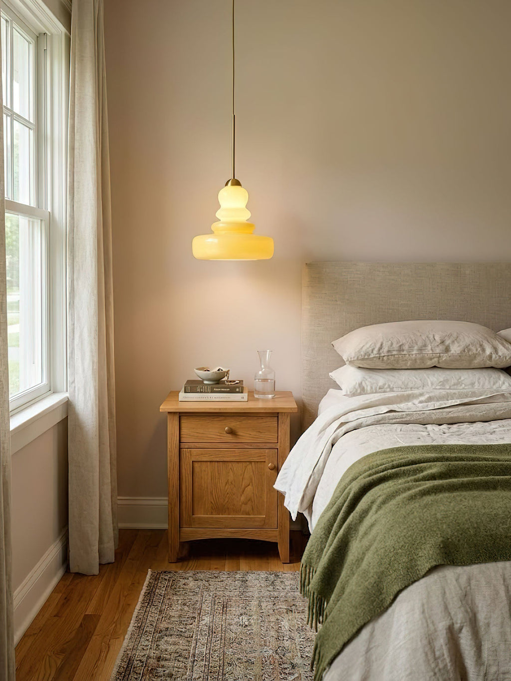 Schoolhouse Glass Pendant Light