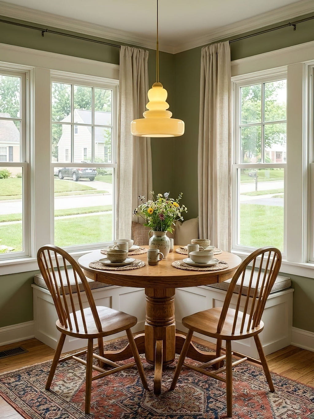 Schoolhouse Glass Pendant Light