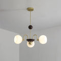 Sculptural Glass Ribbed Chandelier - Vakkerlight