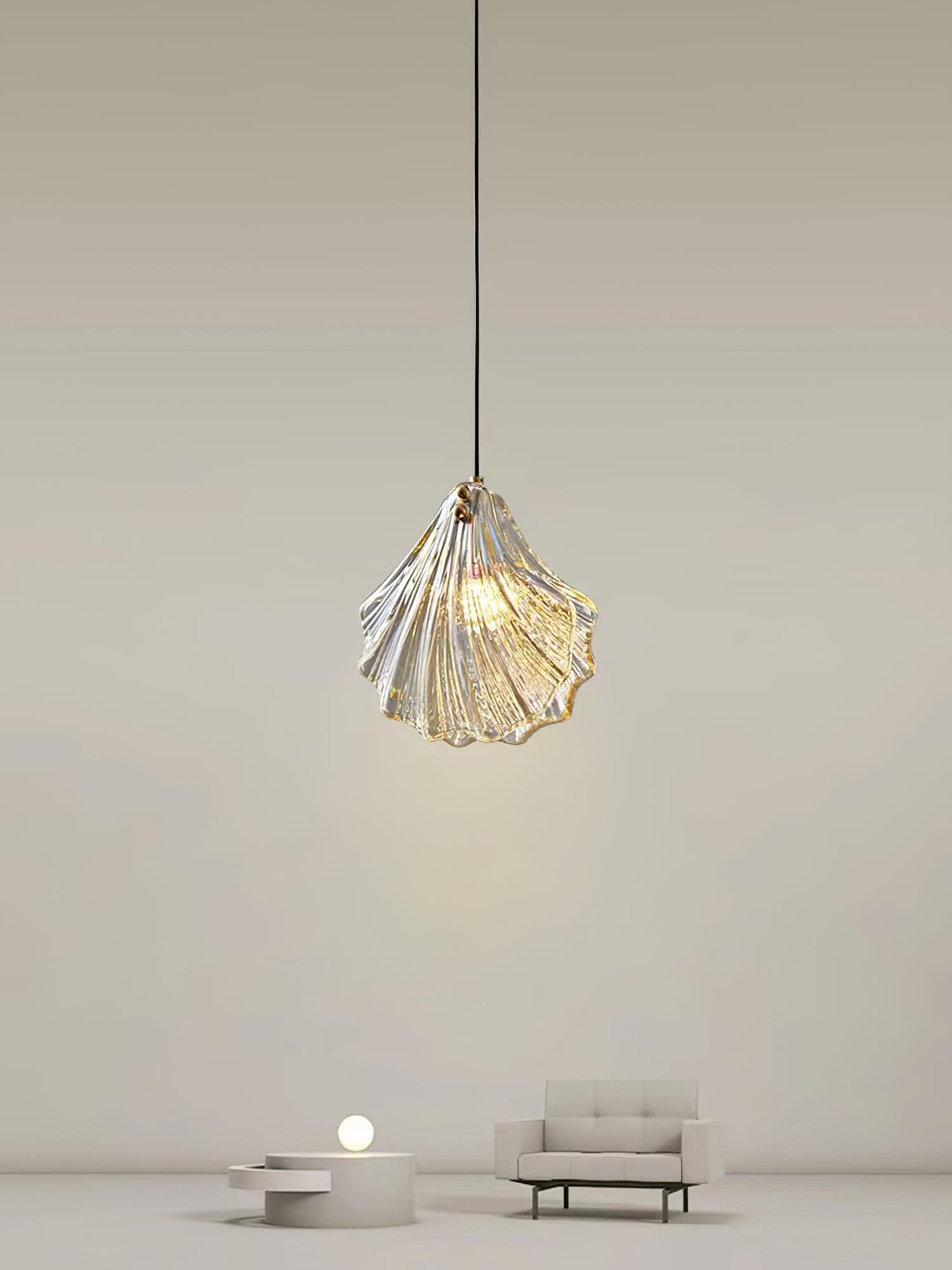Shell Mini Pendant Swag Light