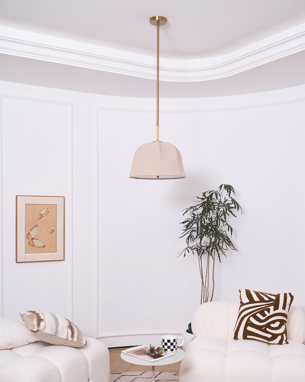 Lampă suspendată Sienna Linen