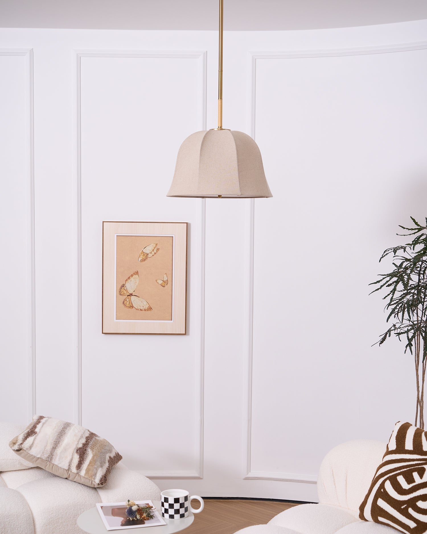 Lampă suspendată Sienna Linen