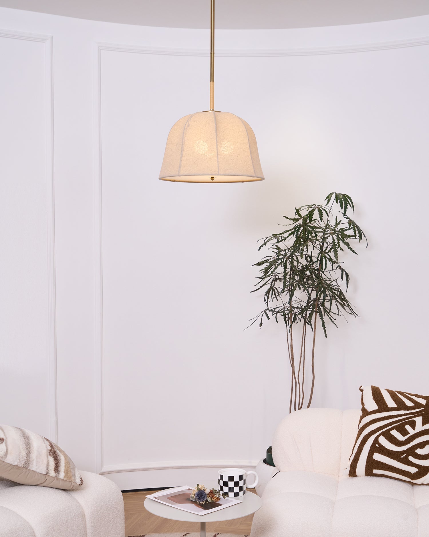 Lampă suspendată Sienna Linen
