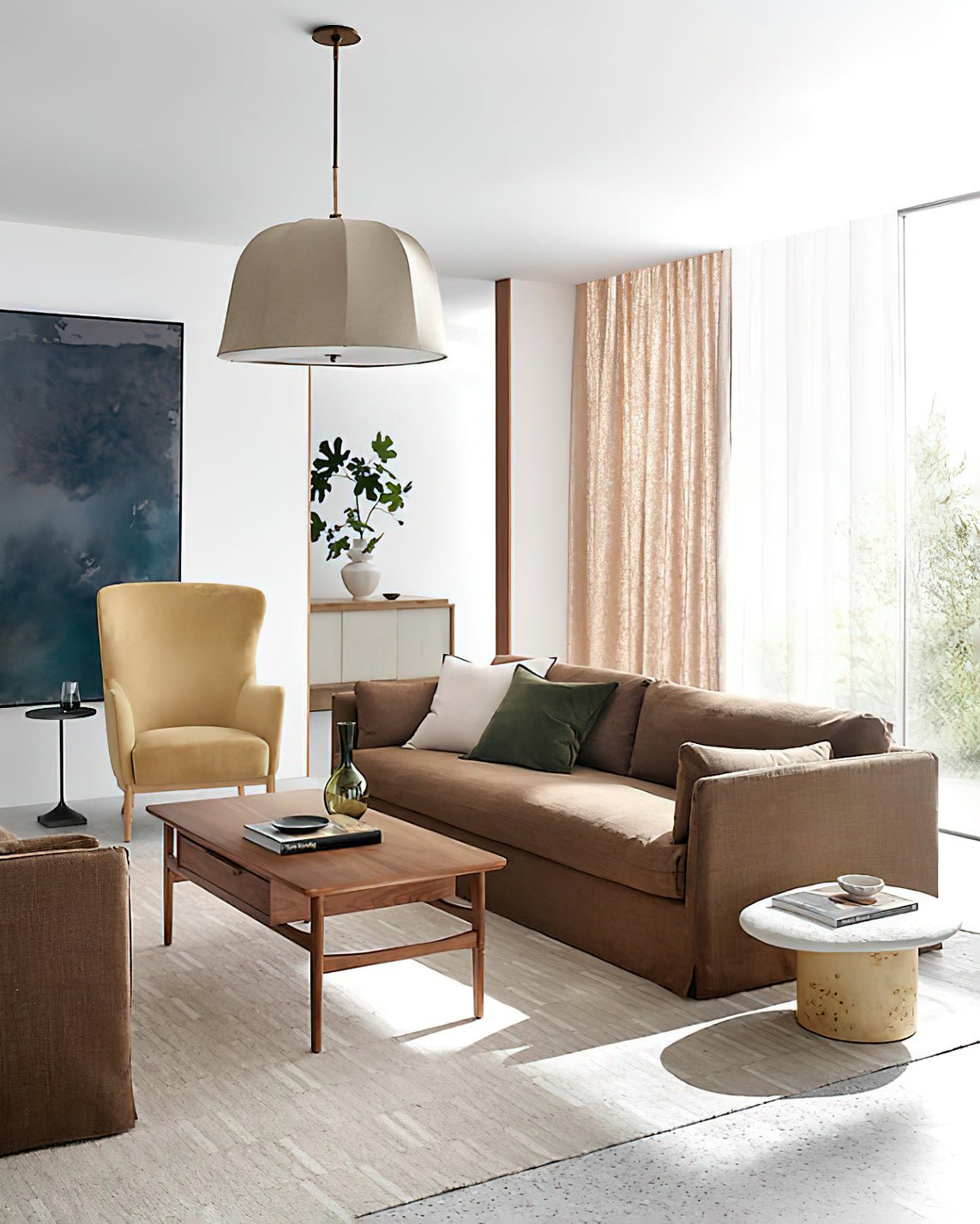 Lampă suspendată Sienna Linen