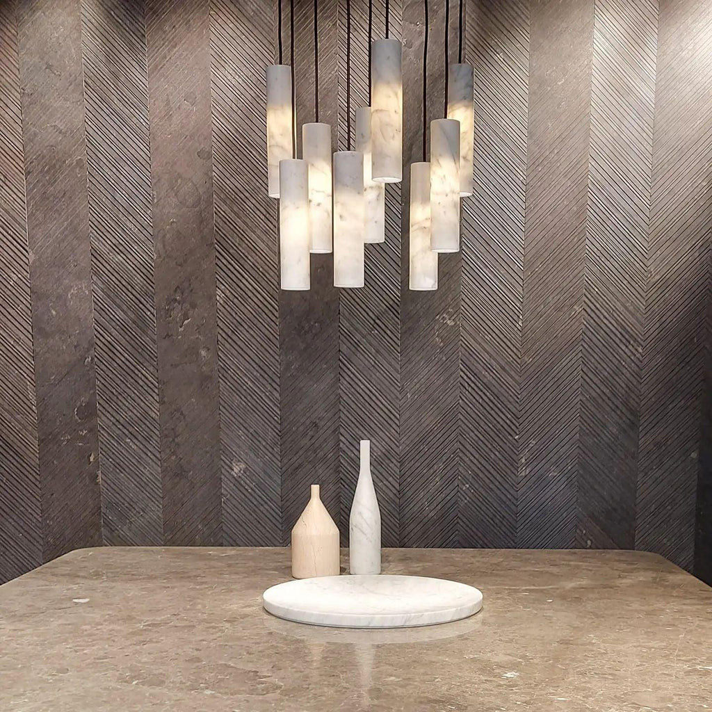 Silo Alabaster Pendant Light