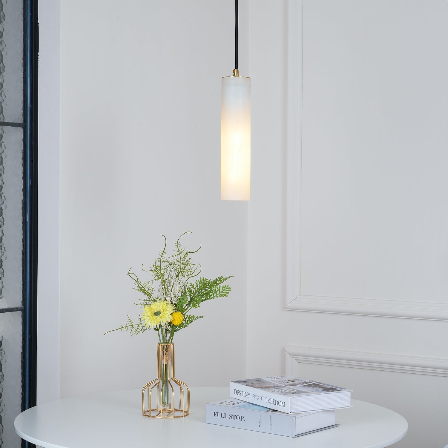 Silo Alabaster Pendant Light