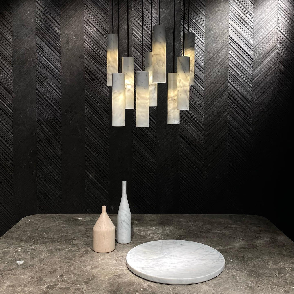 Silo Alabaster Pendant Light