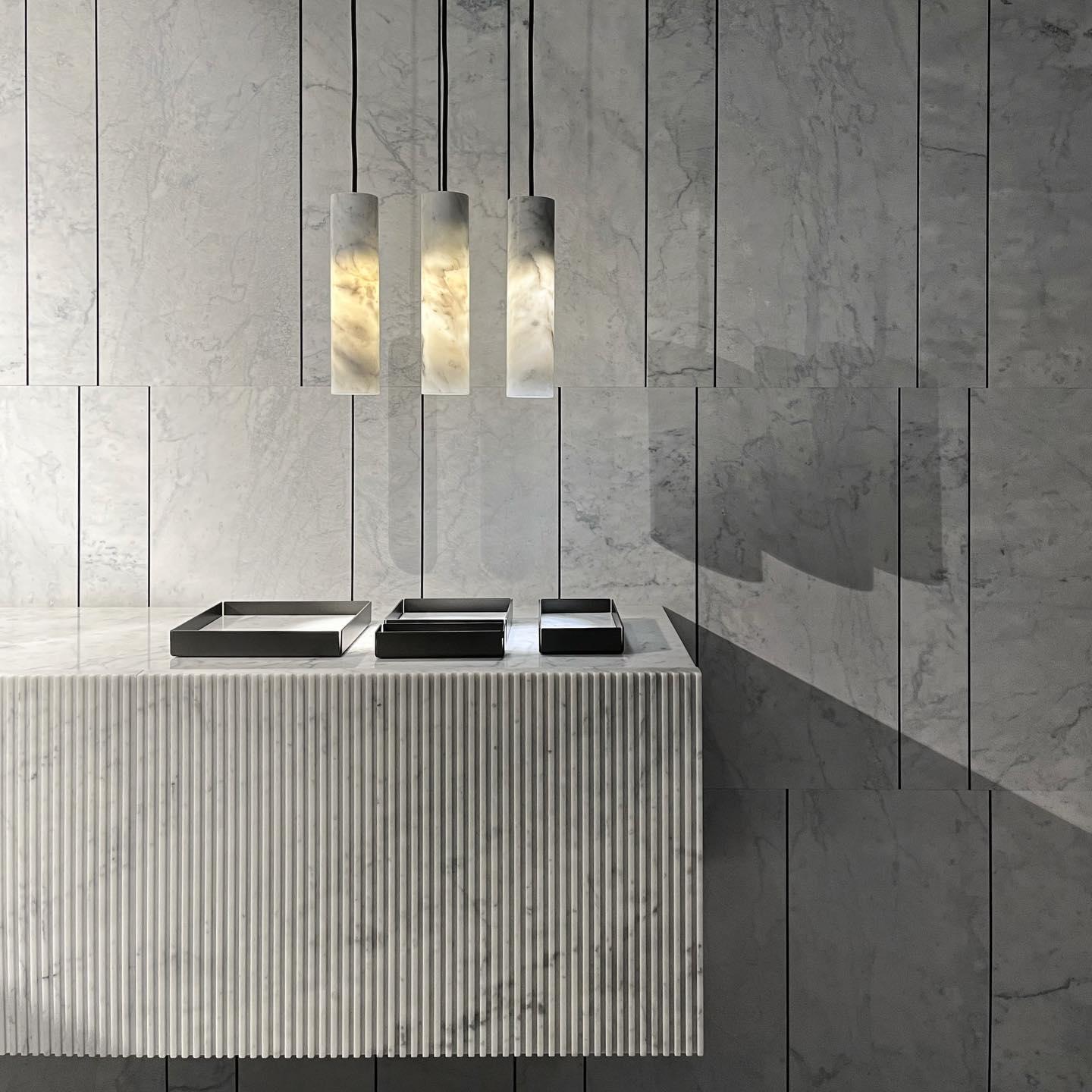 Silo Alabaster Pendant Light