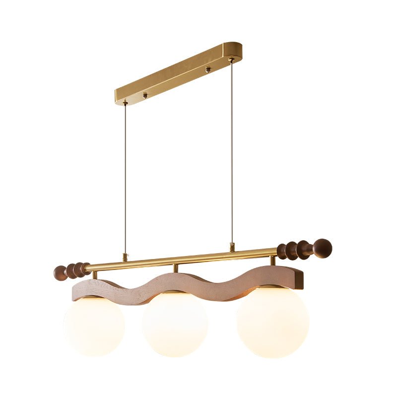 Sinuara Ribbon Globe Linear Chandelier - Vakkerlight