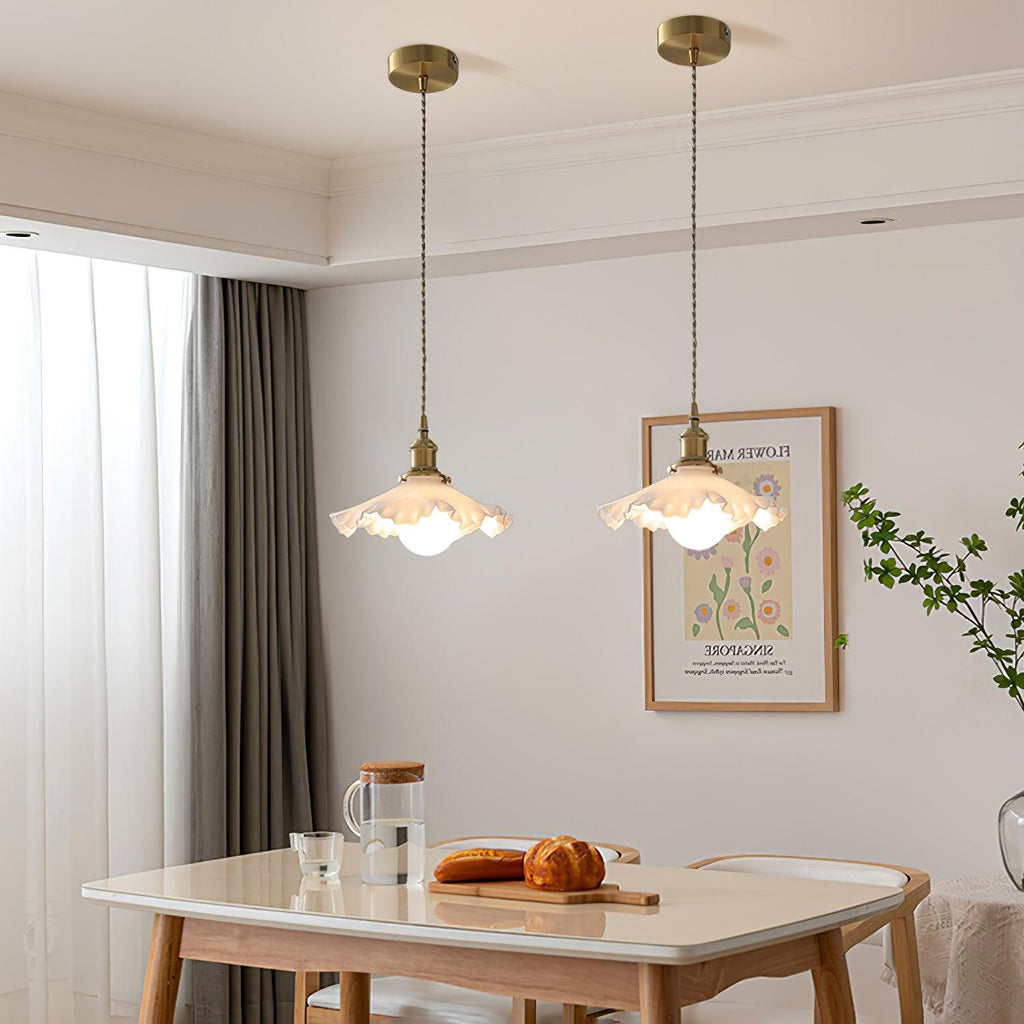 Small Floral Pendant Lamp