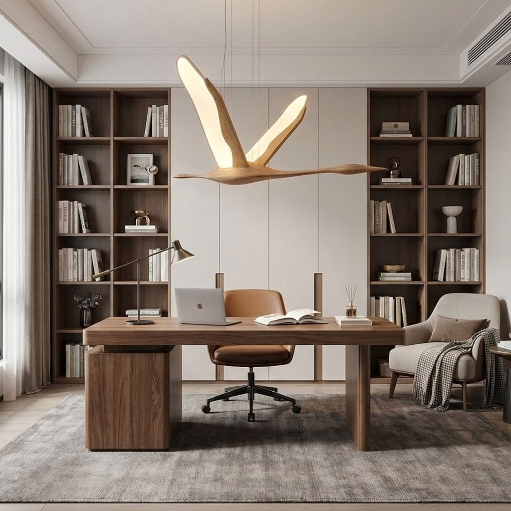 Solitude Crane Pendant Lamp