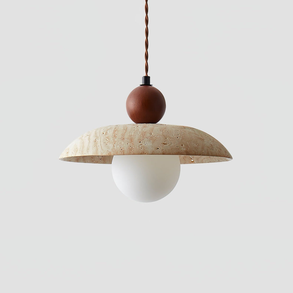 Soluna Travertine Pendant Light - Vakkerlight