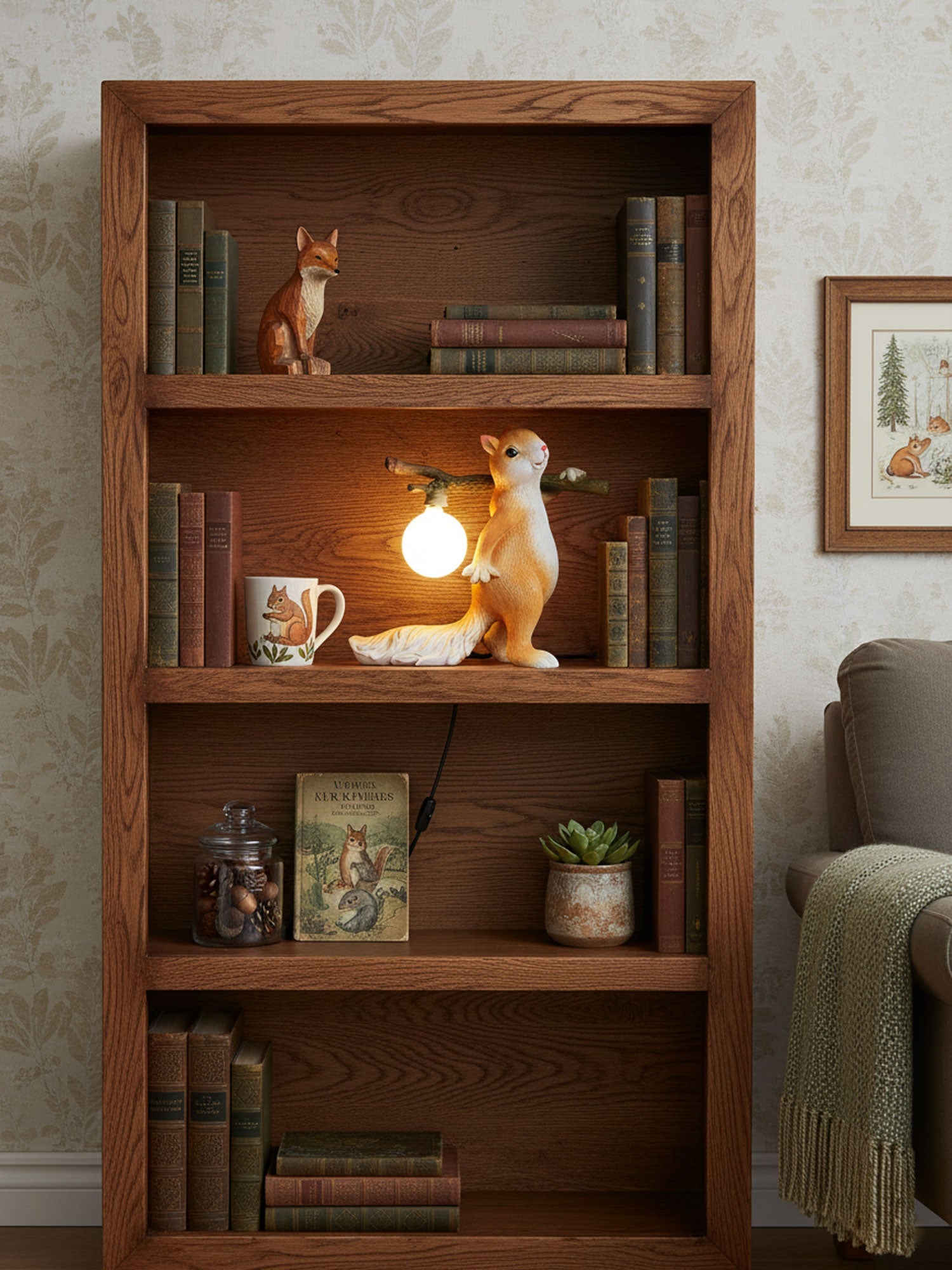 Squirrel Table Lamp