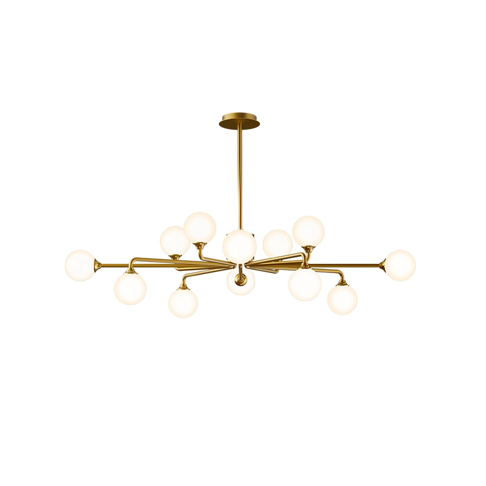 Staggered Glass Globes Chandelier - Vakkerlight