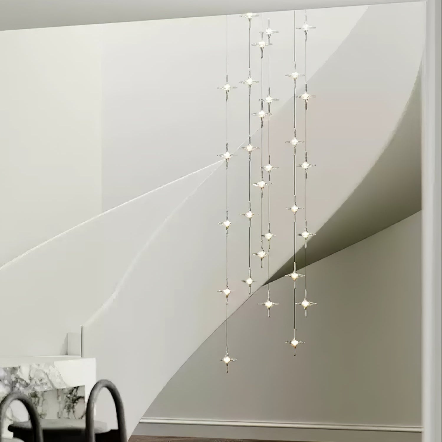 Starfall Staircase Chandelier