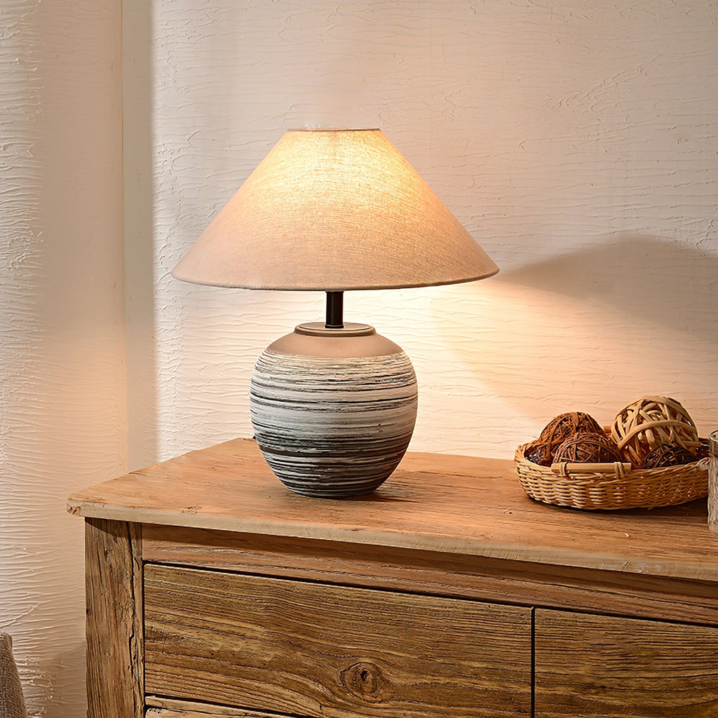 Lampă de masă ceramică Strata