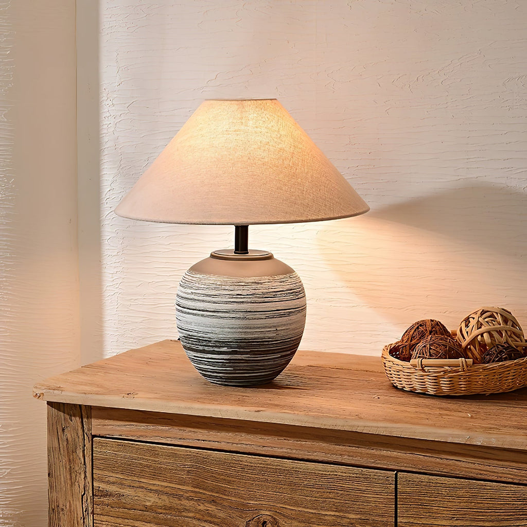 Lampă de masă ceramică Strata