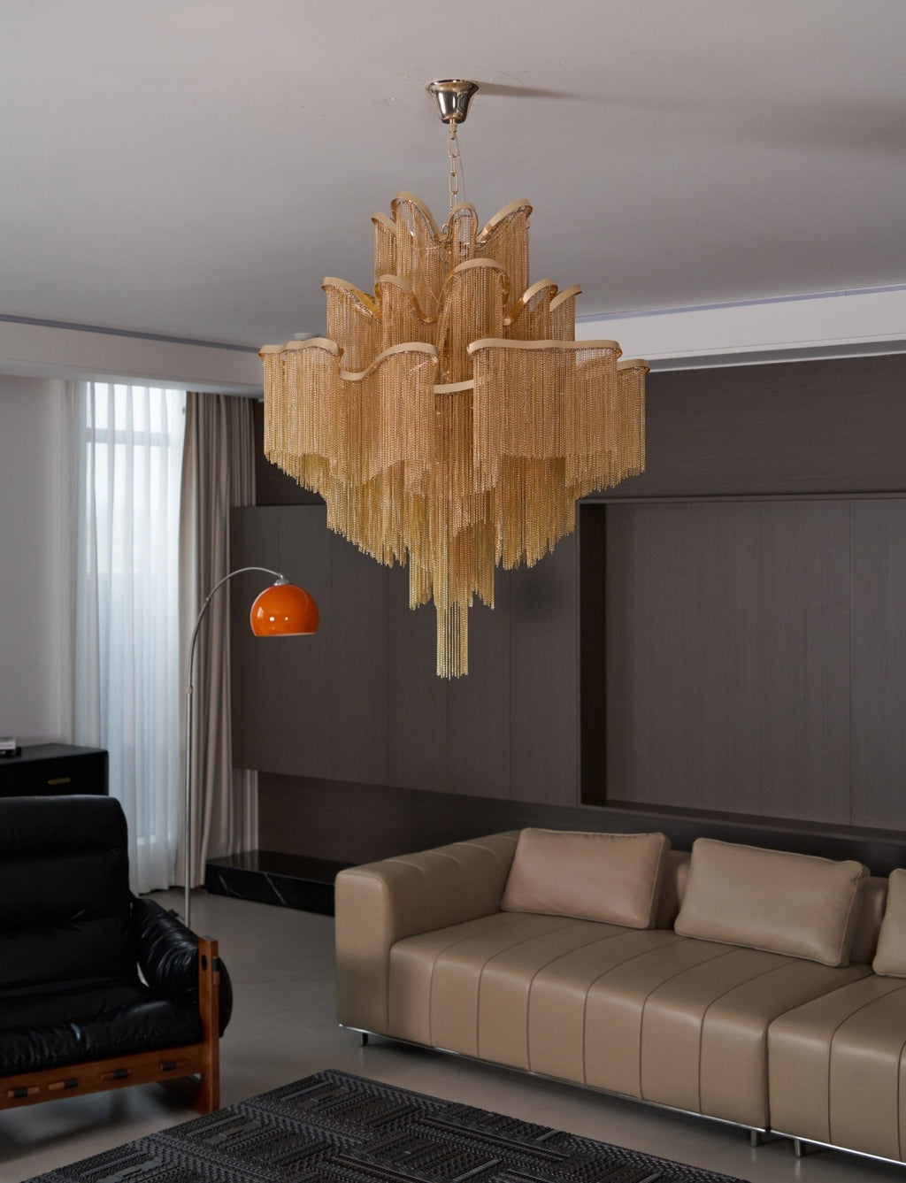 Stream Chain Chandelier