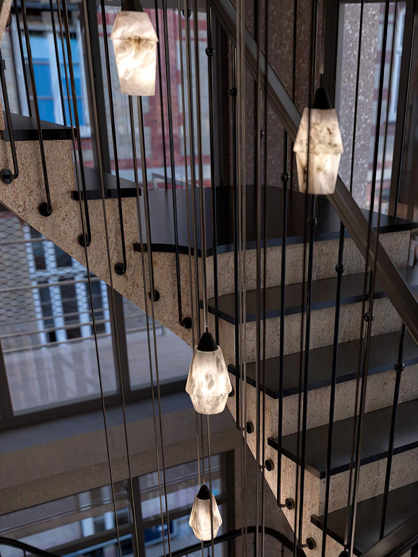 TEN MA DO Alabaster Pendant Lamp