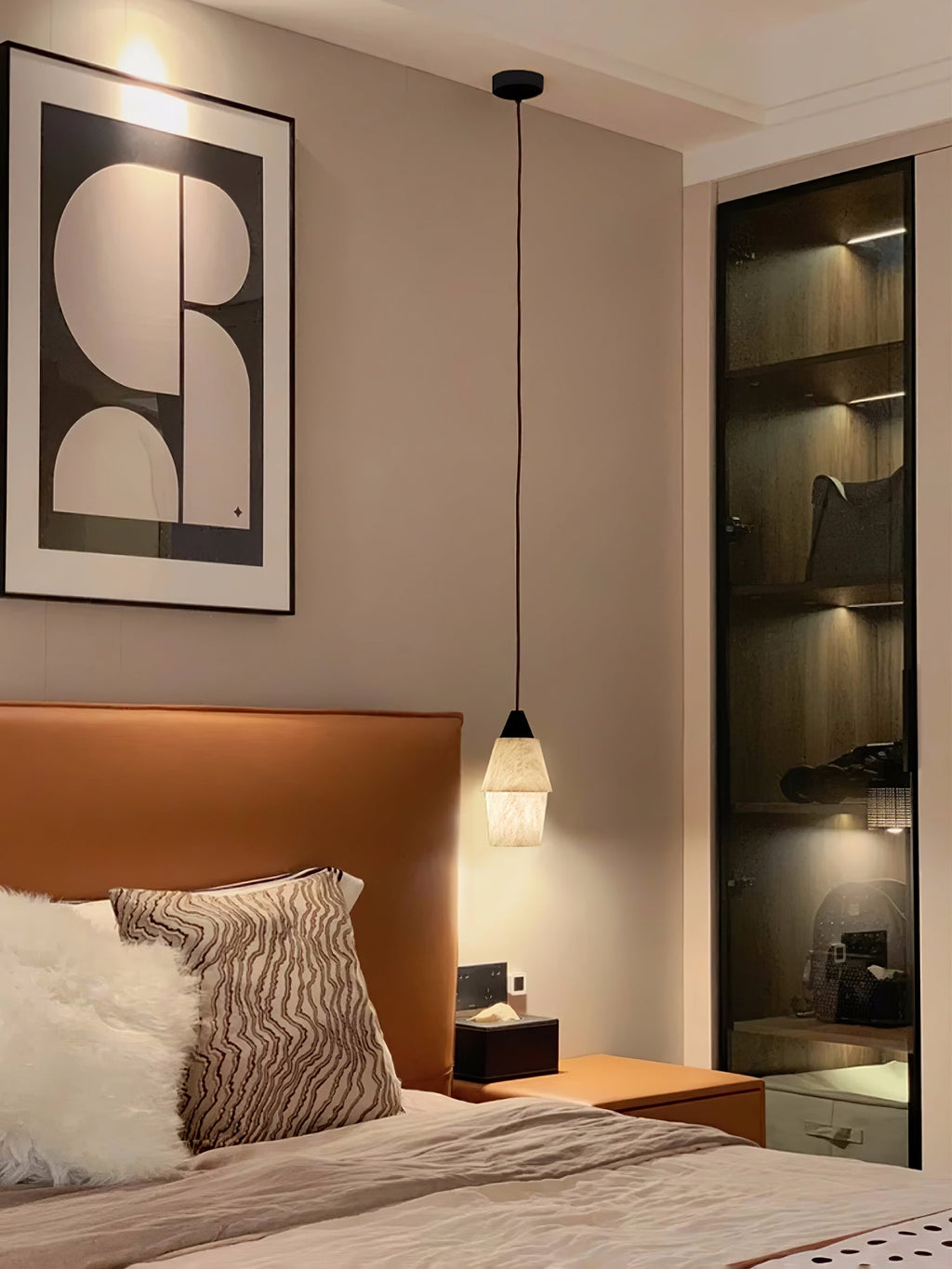 TEN MA DO Alabaster Pendant Lamp