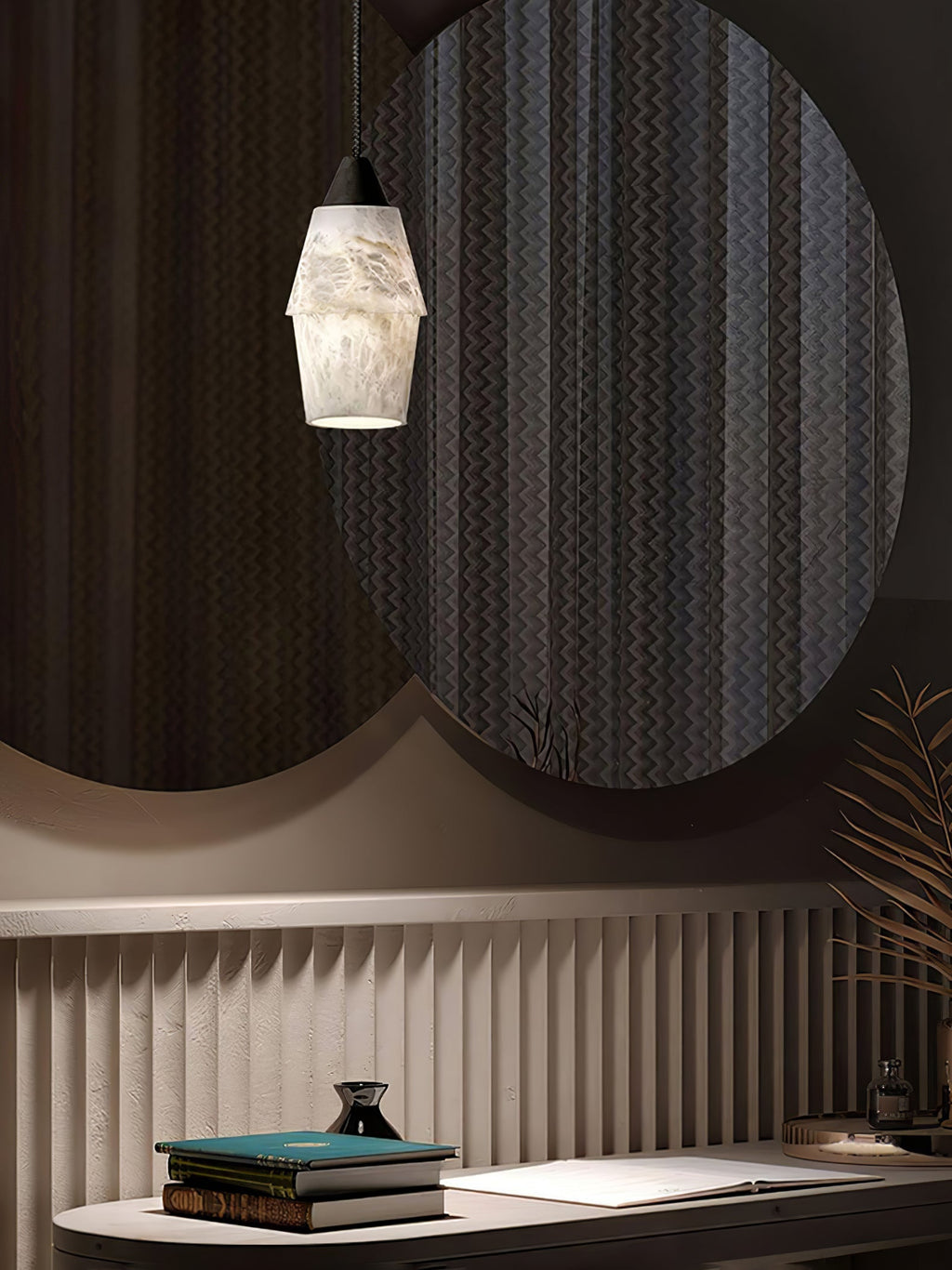 TEN MA DO Alabaster Pendant Lamp