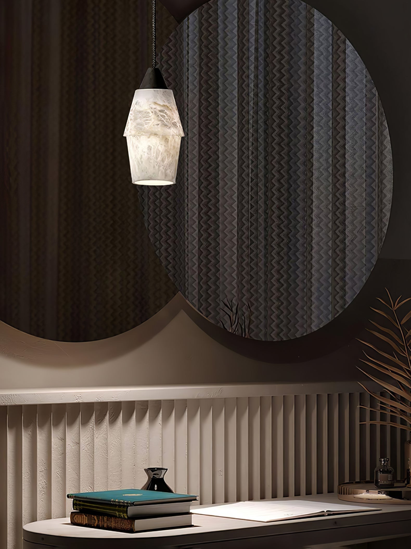 TEN MA DO Alabaster Pendant Lamp
