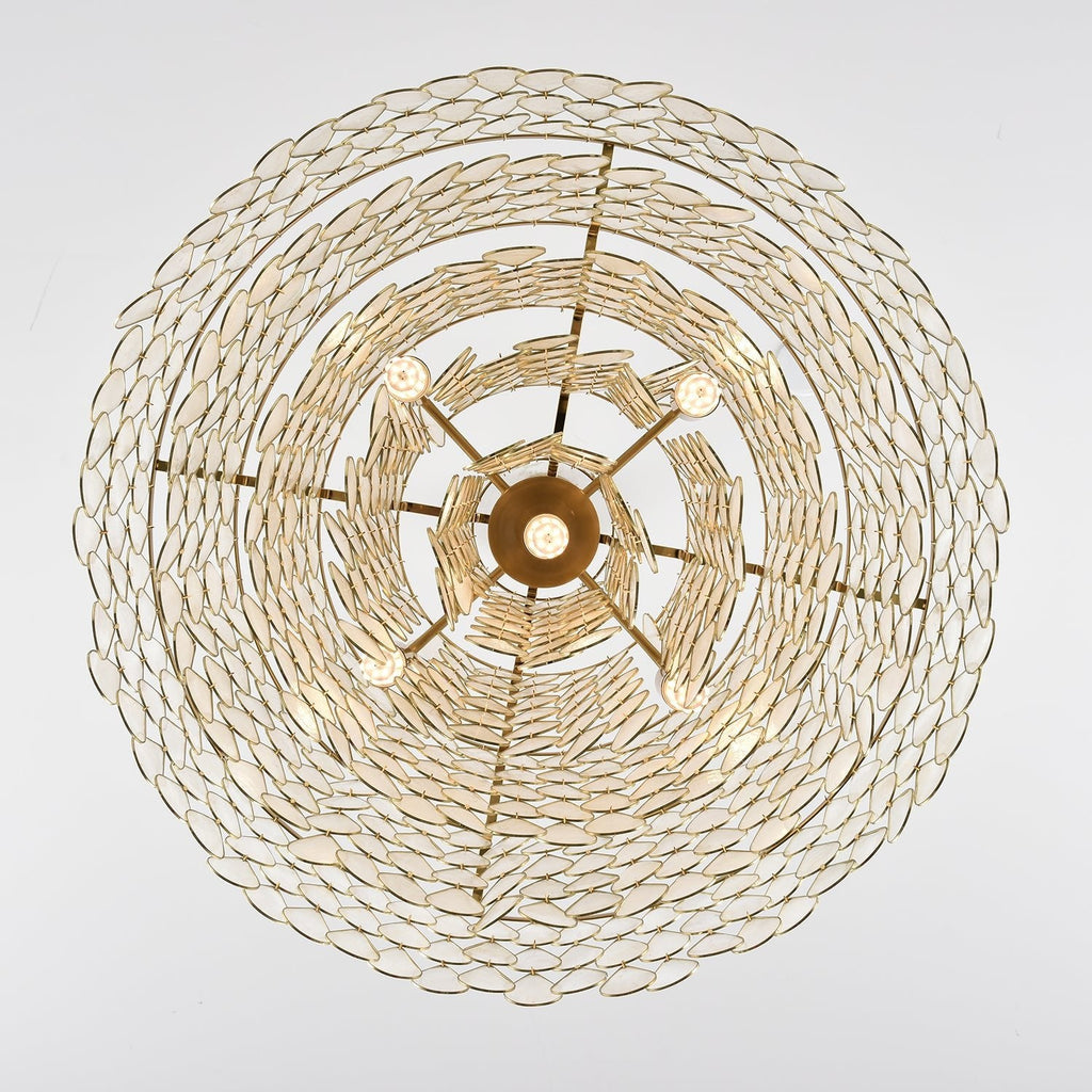 Teardrops Shell Chandelier