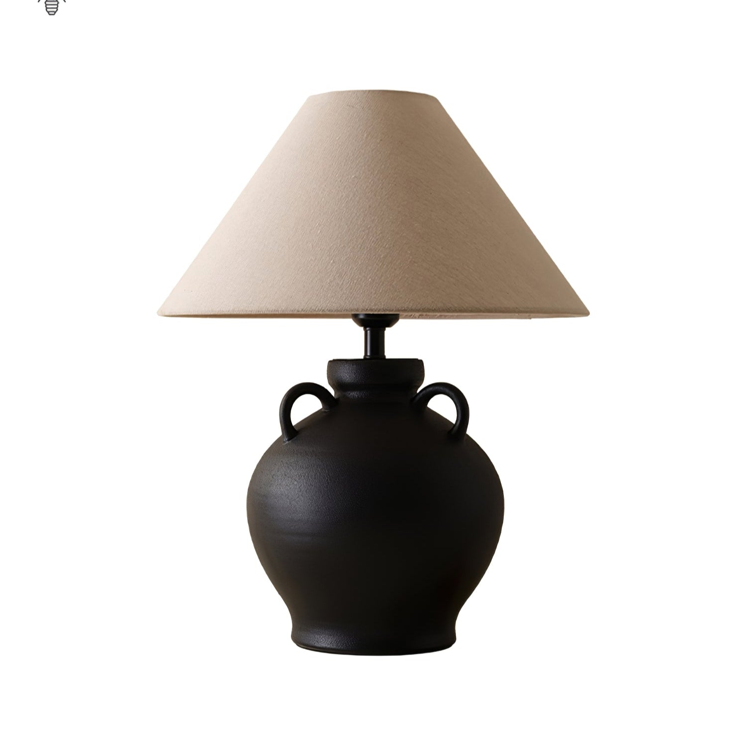 Lampă de masă cu farmec din teracotă