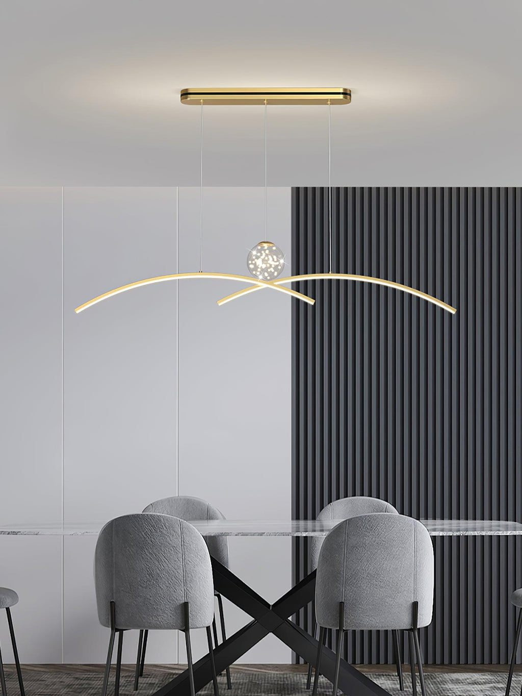 Lampă suspendată liniară Thurston