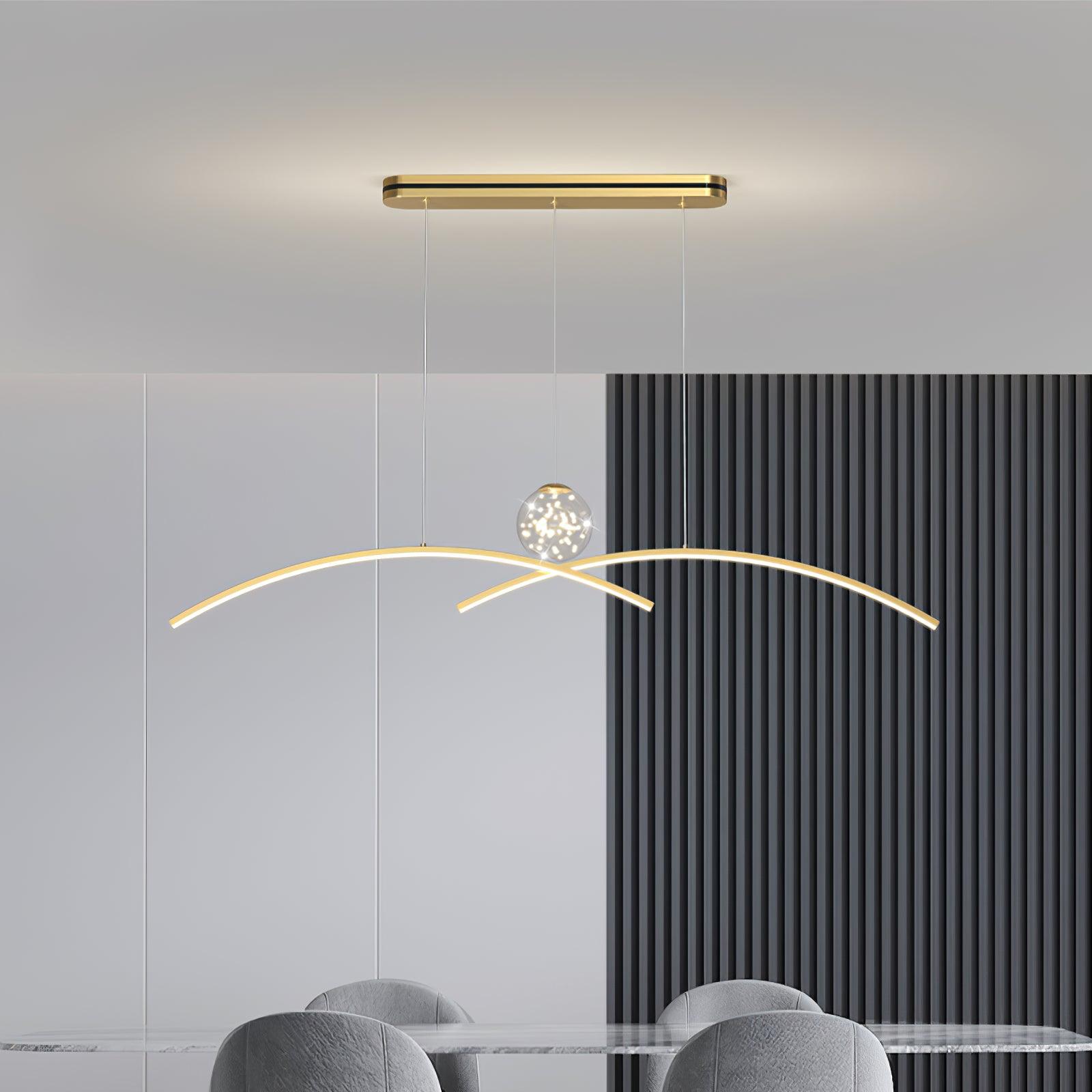 Lampă suspendată liniară Thurston