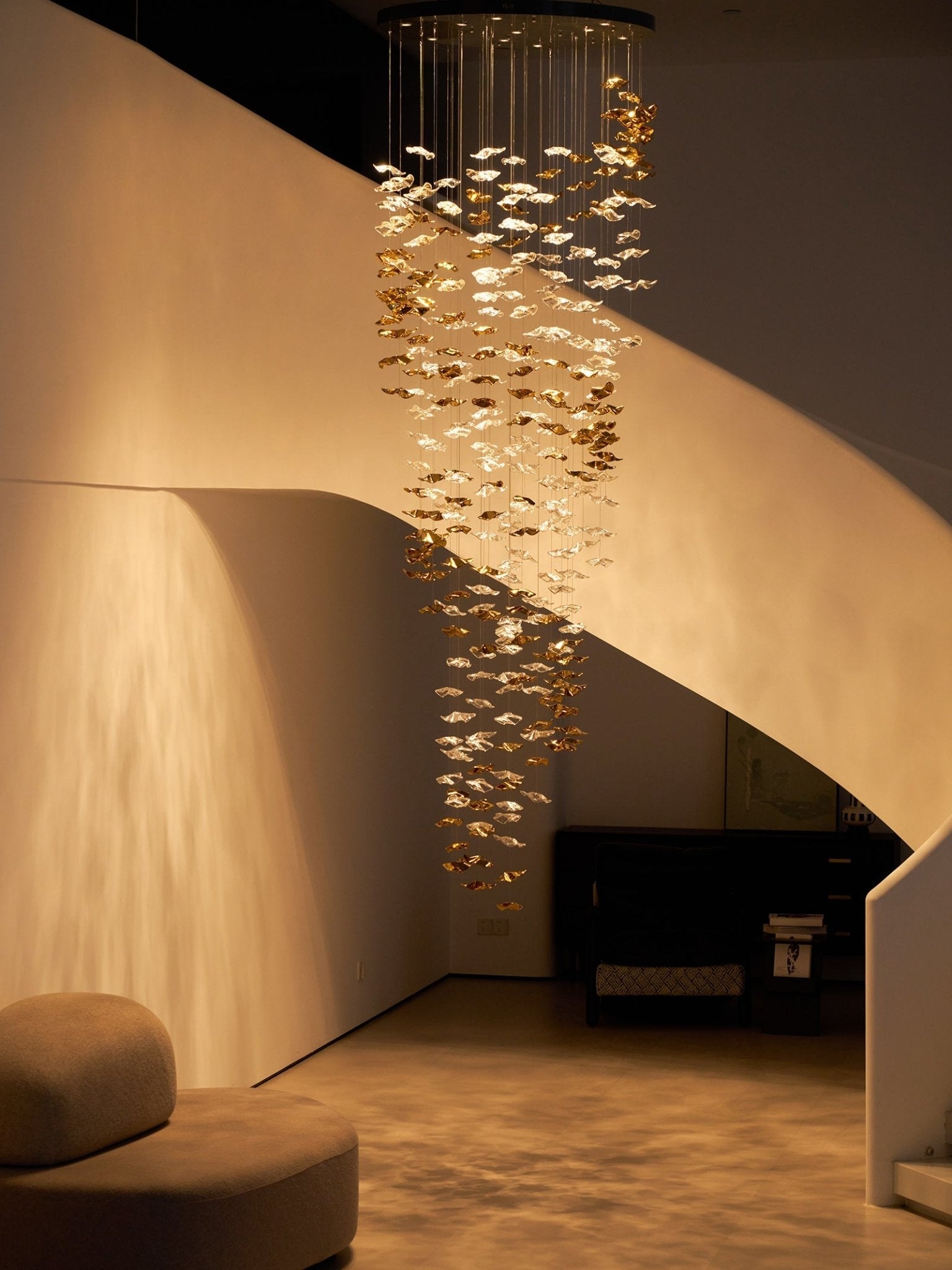 Tidal Art Glass Pendants Lamp
