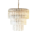 Tiered Tube Murano Glass Chandelier - Vakkerlight